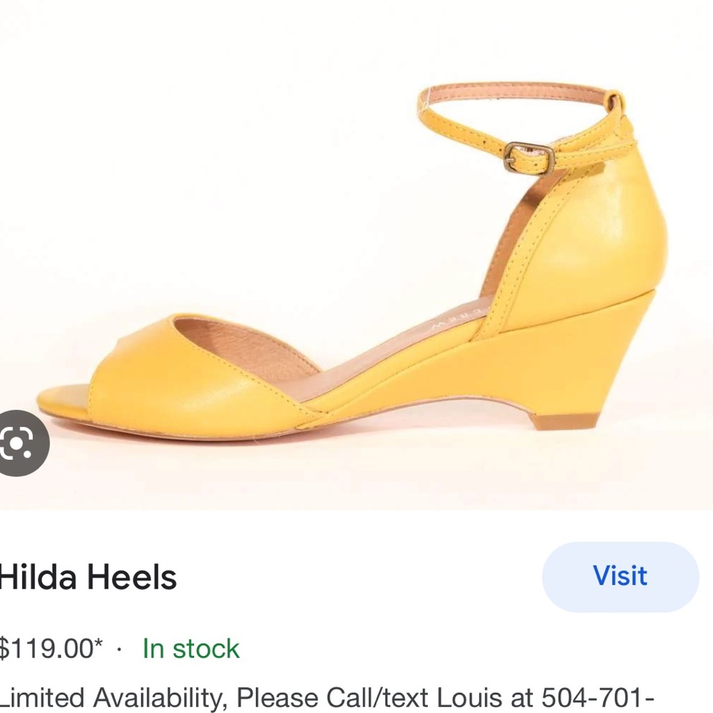 Chelsea Crew “Hilda” Heels💛